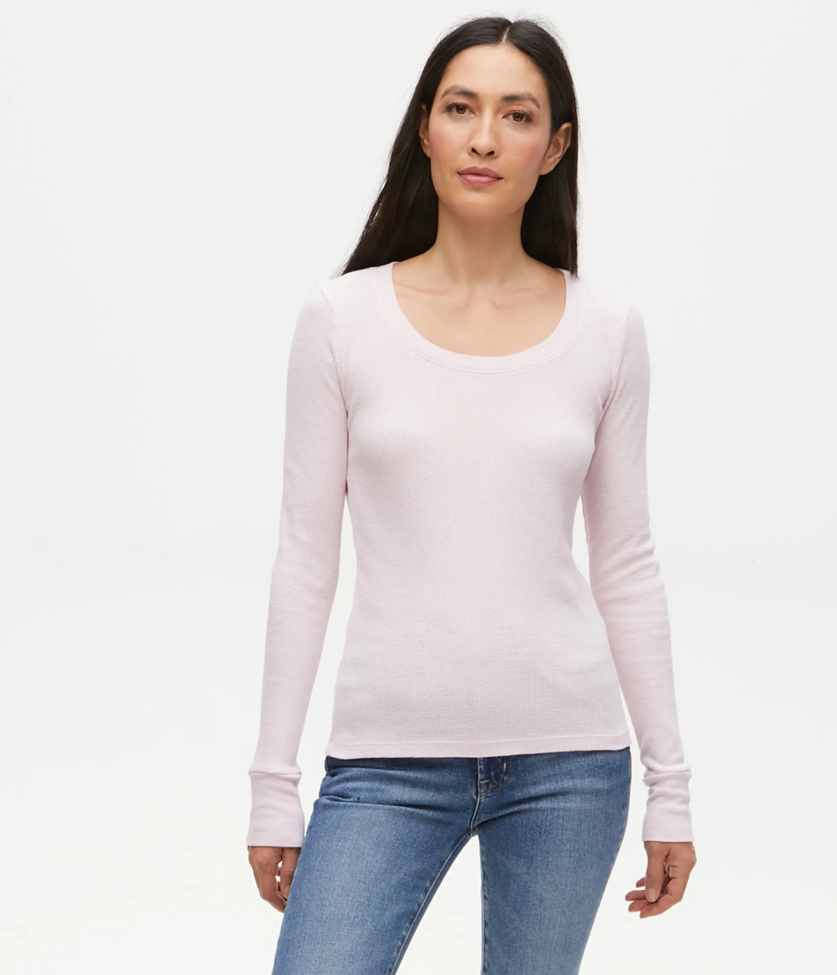 paula_thermal_tee_36.webp Michael Stars Paula Thermal Tee- T-Shirts | Loungewear