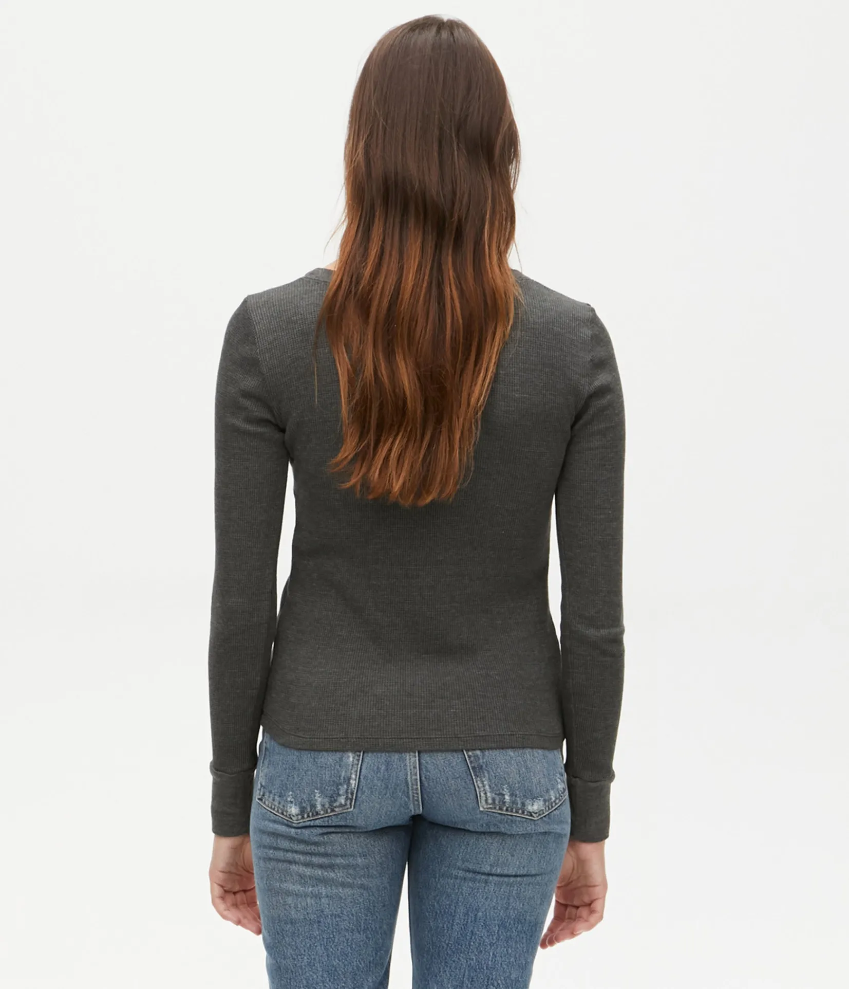 paula_thermal_tee_40.webp Michael Stars Paula Thermal Tee- T-Shirts | Loungewear