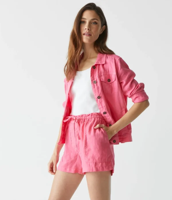 Michael Stars Paulette Linen Short- Pants, Shorts & Skirts