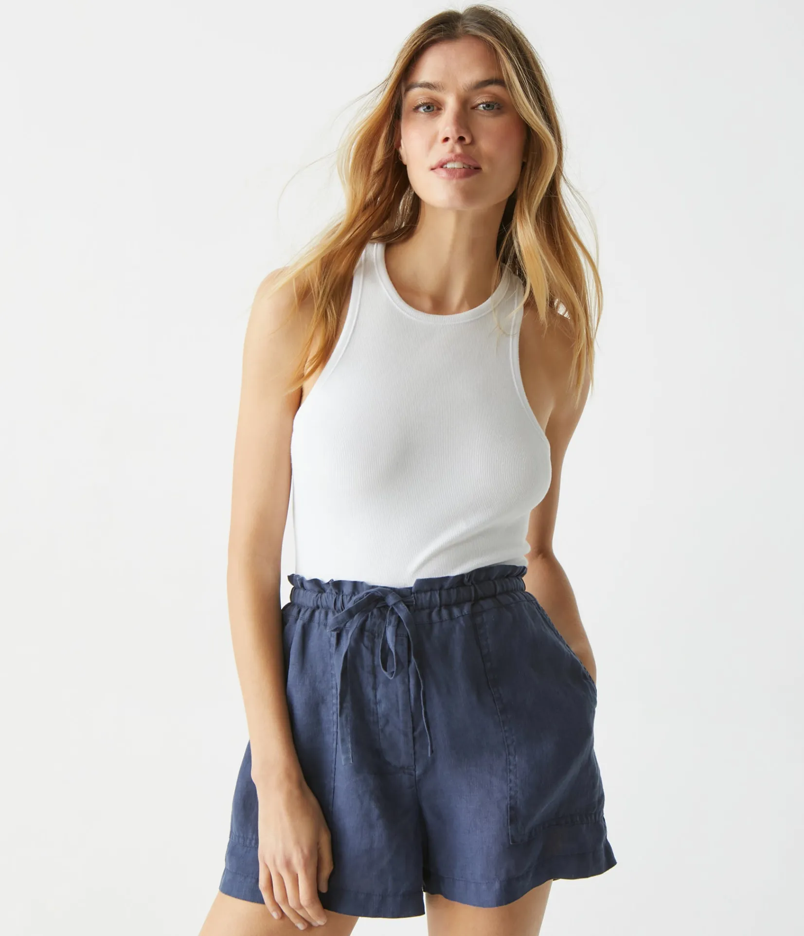 paulette_linen_short_20.webp Michael Stars Paulette Linen Short- Pants, Shorts & Skirts