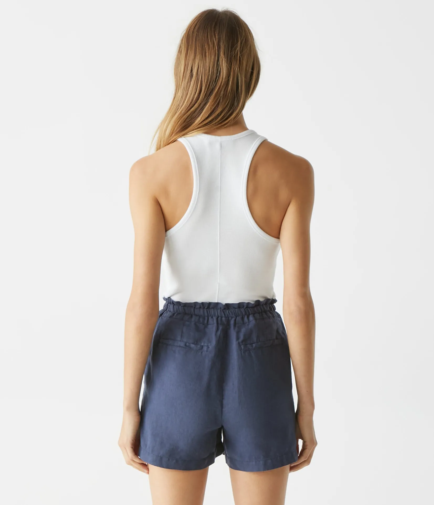paulette_linen_short_23.webp Michael Stars Paulette Linen Short- Pants, Shorts & Skirts