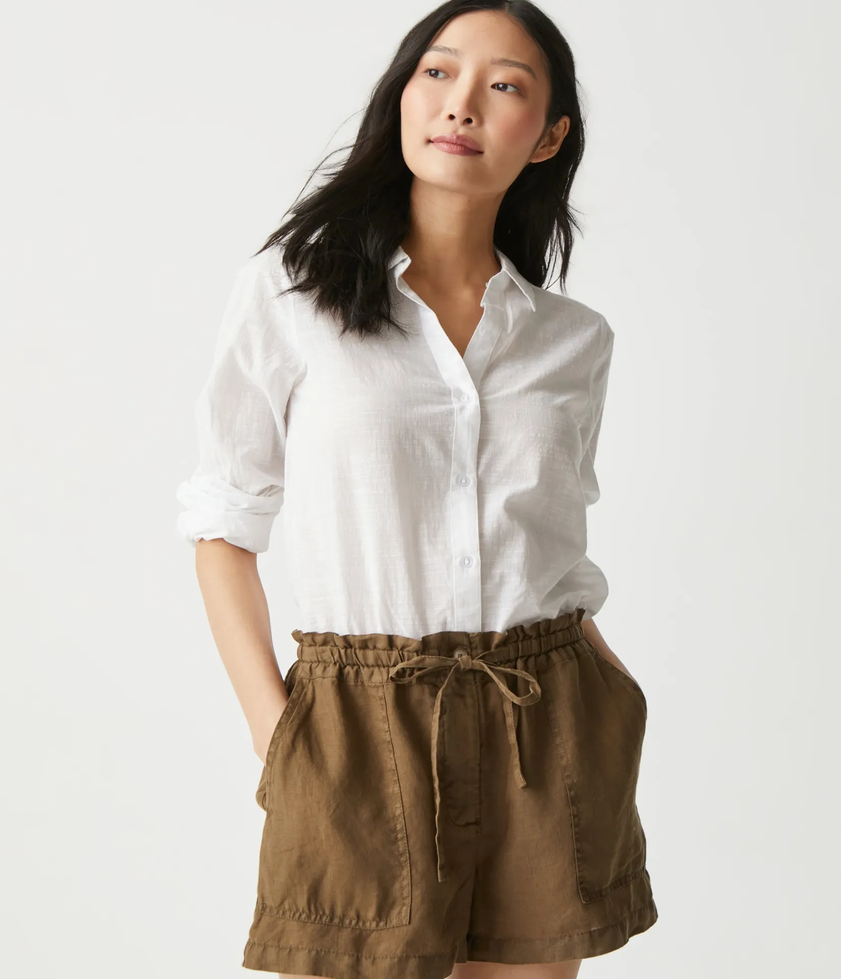paulette_linen_short_24.webp Michael Stars Paulette Linen Short- Pants, Shorts & Skirts