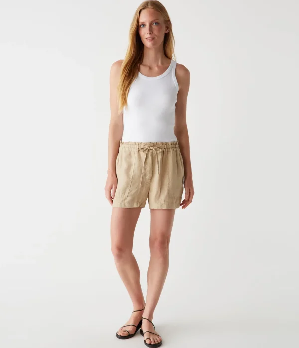 Michael Stars Paulette Linen Short- Pants, Shorts & Skirts