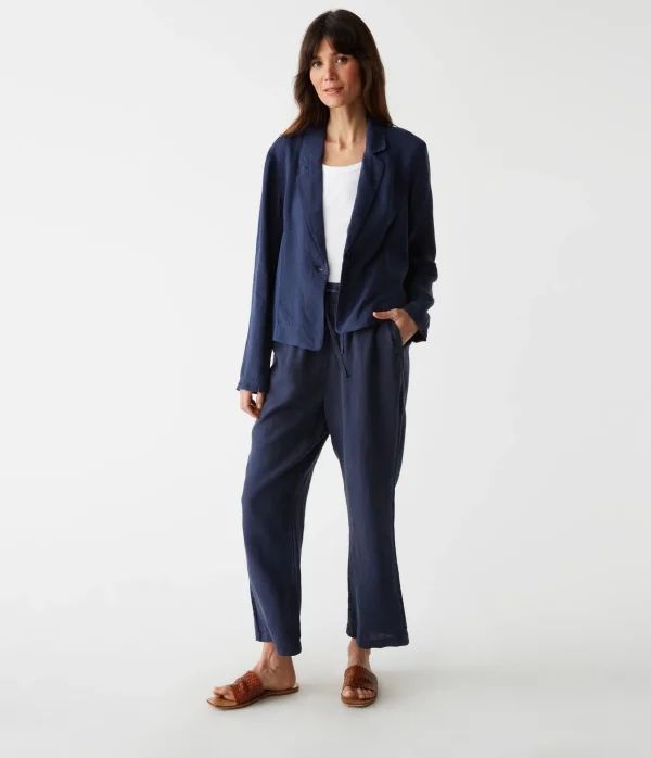 Michael Stars Pearson Linen Blazer- Blazers, Jackets & Outerwear