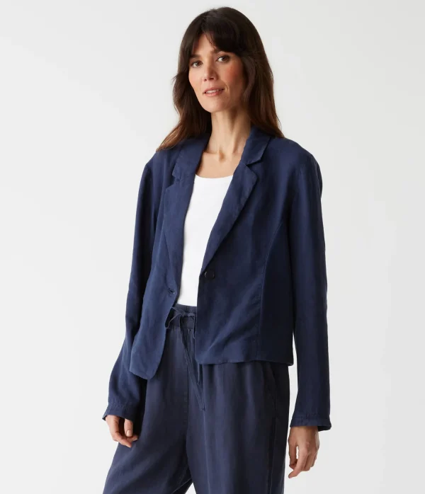 Michael Stars Pearson Linen Blazer- Blazers, Jackets & Outerwear