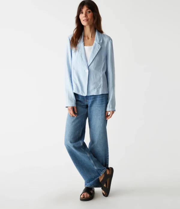 Michael Stars Pearson Linen Blazer- Blazers, Jackets & Outerwear