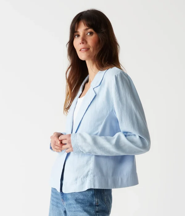 Michael Stars Pearson Linen Blazer- Blazers, Jackets & Outerwear