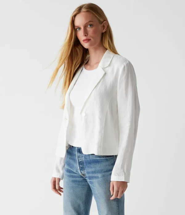 Michael Stars Pearson Linen Blazer- Blazers, Jackets & Outerwear