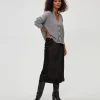 Michael Stars Petite Leila Bias Cut Midi Skirt- Pants, Shorts & Skirts