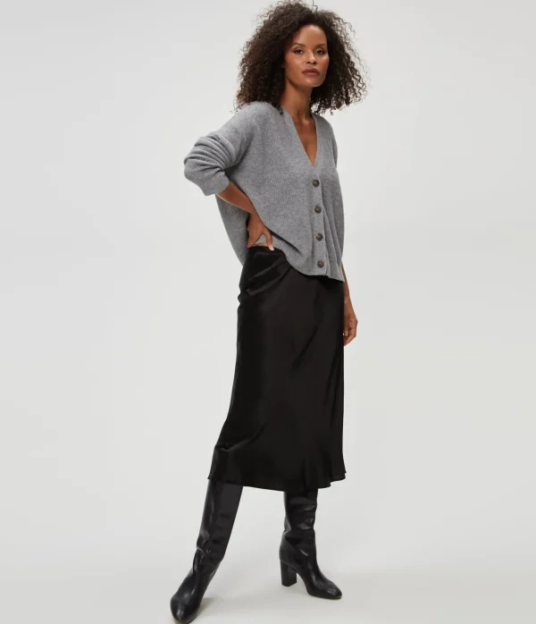 Michael Stars Petite Leila Bias Cut Midi Skirt- Pants, Shorts & Skirts