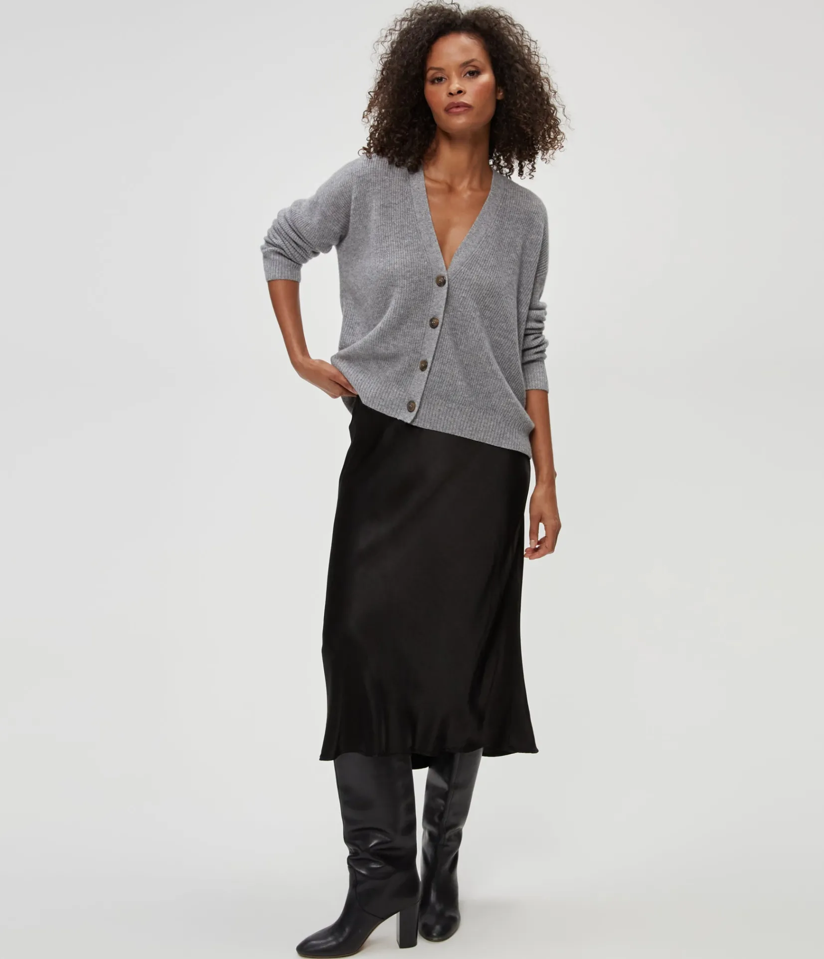 petite_leila_bias_cut_midi_skirt_1.webp Michael Stars Petite Leila Bias Cut Midi Skirt- Pants, Shorts & Skirts