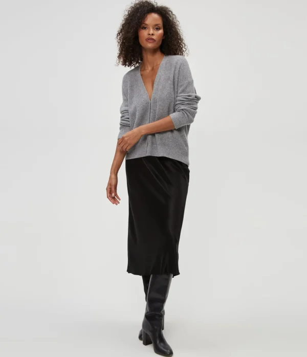 Michael Stars Petite Leila Bias Cut Midi Skirt- Pants, Shorts & Skirts