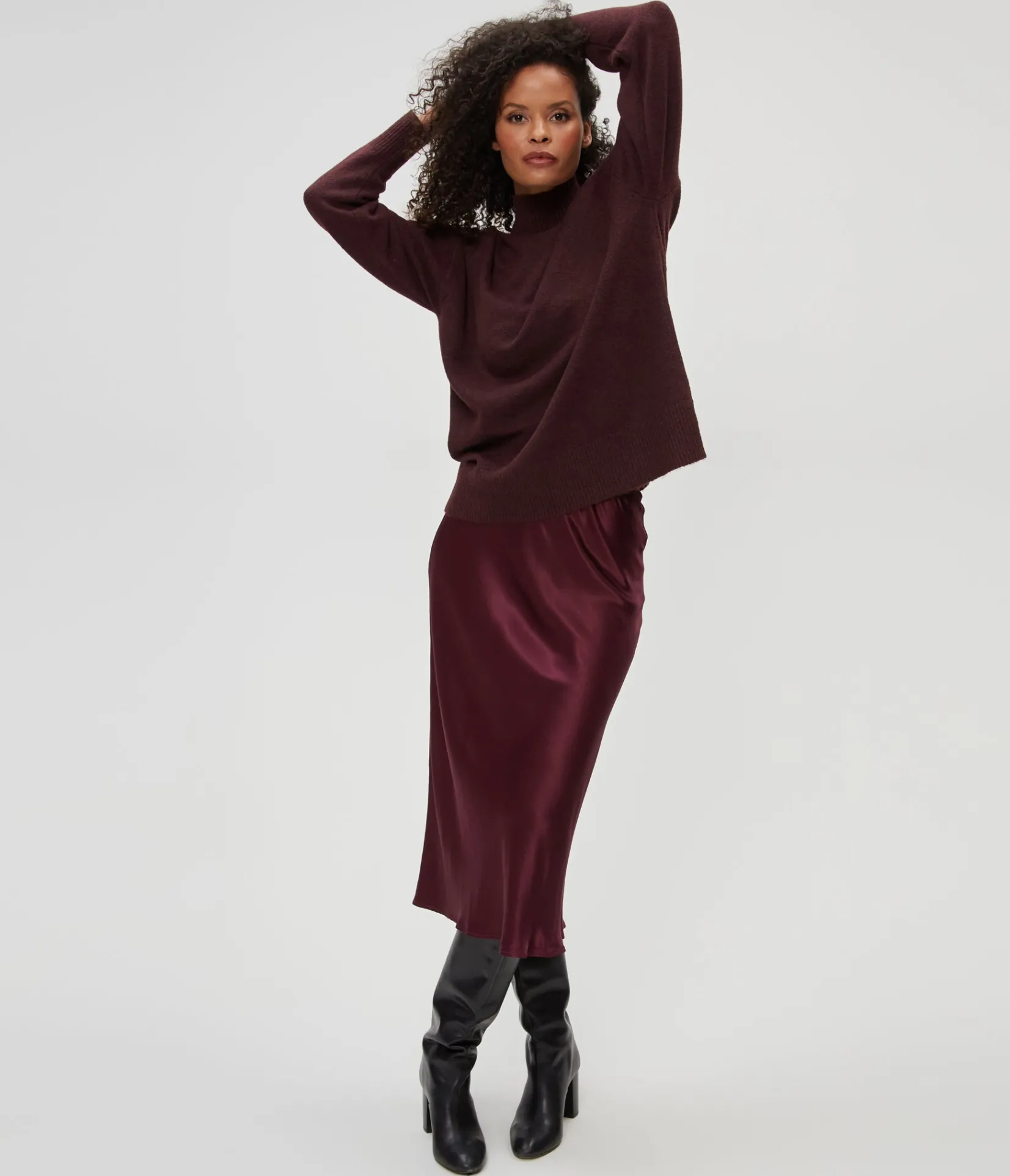 petite_leila_bias_cut_midi_skirt_5.webp Michael Stars Petite Leila Bias Cut Midi Skirt- Pants, Shorts & Skirts