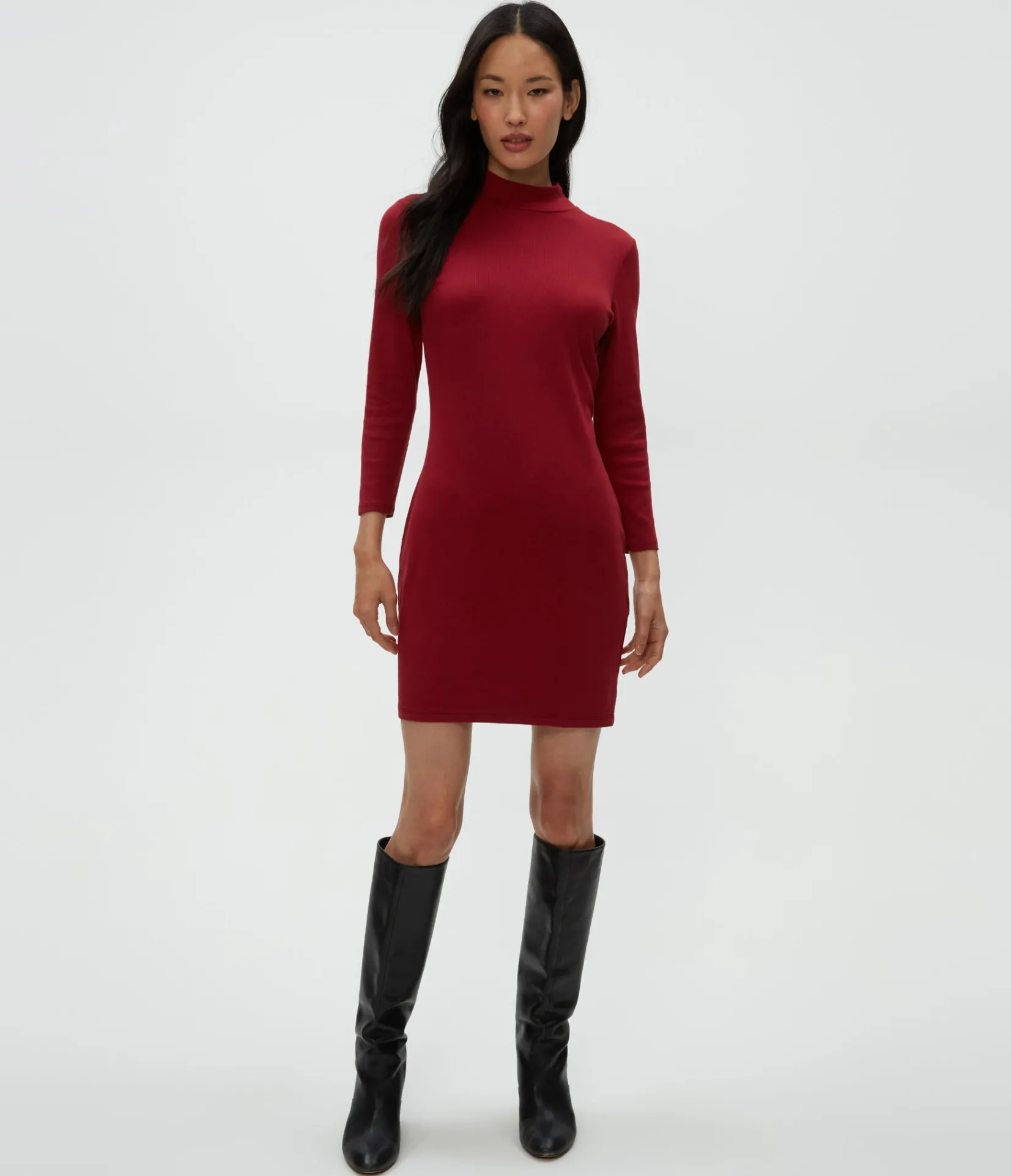 petite_maggie_mini_dress_1.webp Michael Stars Petite Maggie Mini Dress- Dresses | Mini Dresses