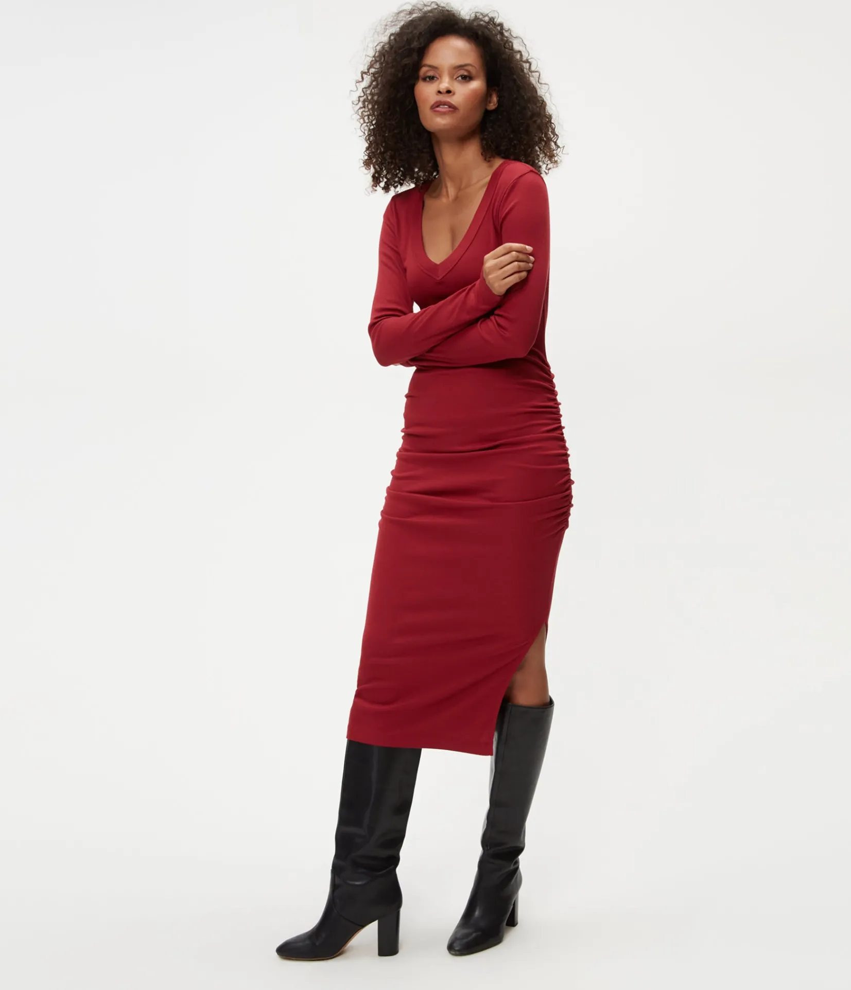 petite_nova_dress_10.webp Michael Stars Petite Nova Dress- Dresses