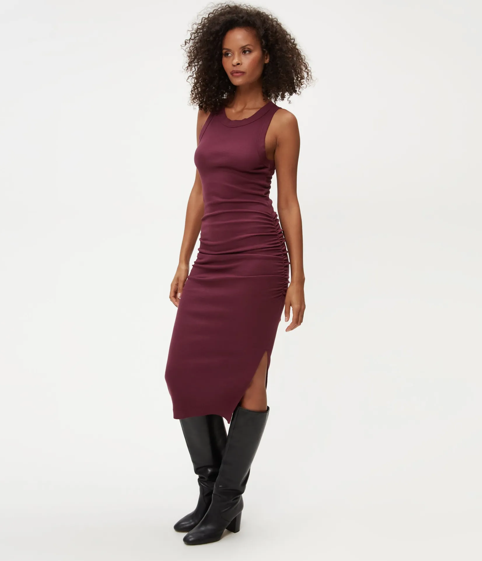 petite_wren_midi_dress_22.webp Michael Stars Petite Wren Midi Dress- Dresses | Midi Dresses