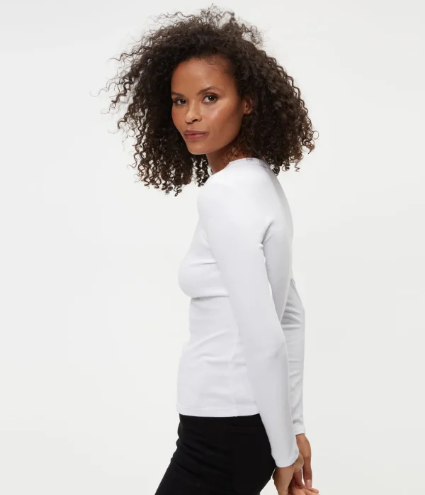 Michael Stars Petite Zola Tee- T-Shirts | Ultra Rib T-Shirts