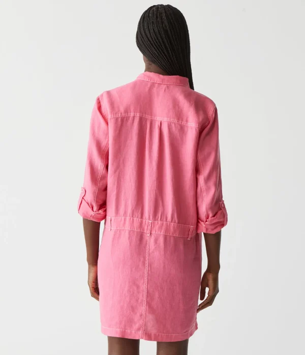Michael Stars Pilar Linen Shirt Dress- Dresses | Mini Dresses