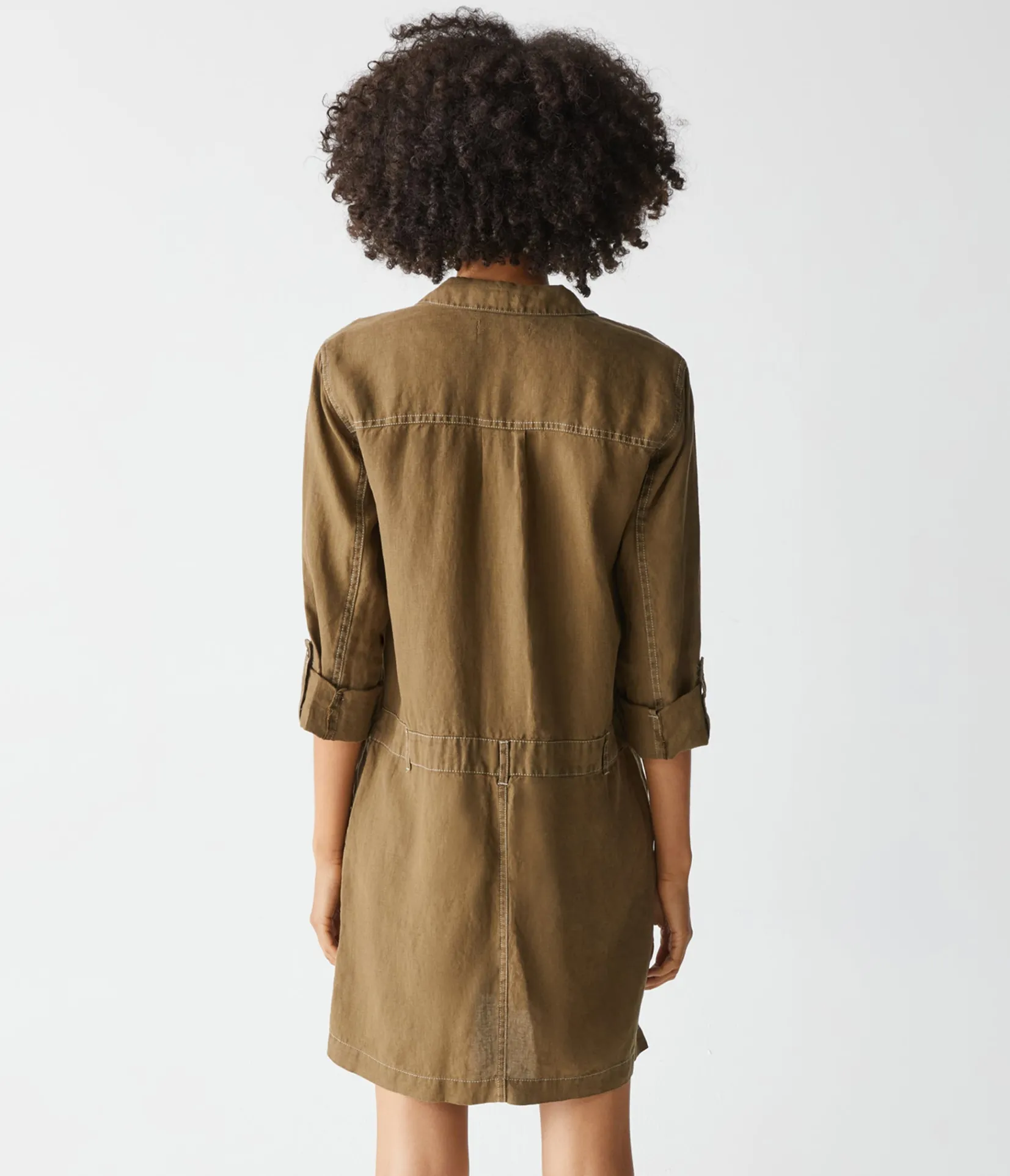 pilar_linen_shirt_dress_15.webp Michael Stars Pilar Linen Shirt Dress- Dresses | Mini Dresses