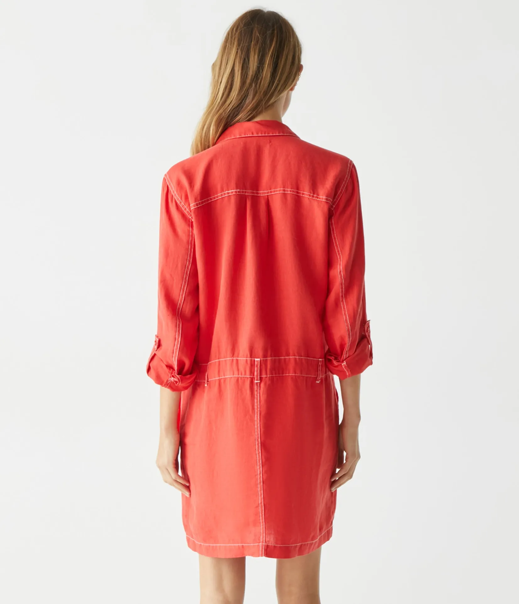 pilar_linen_shirt_dress_19.webp Michael Stars Pilar Linen Shirt Dress- Dresses | Mini Dresses