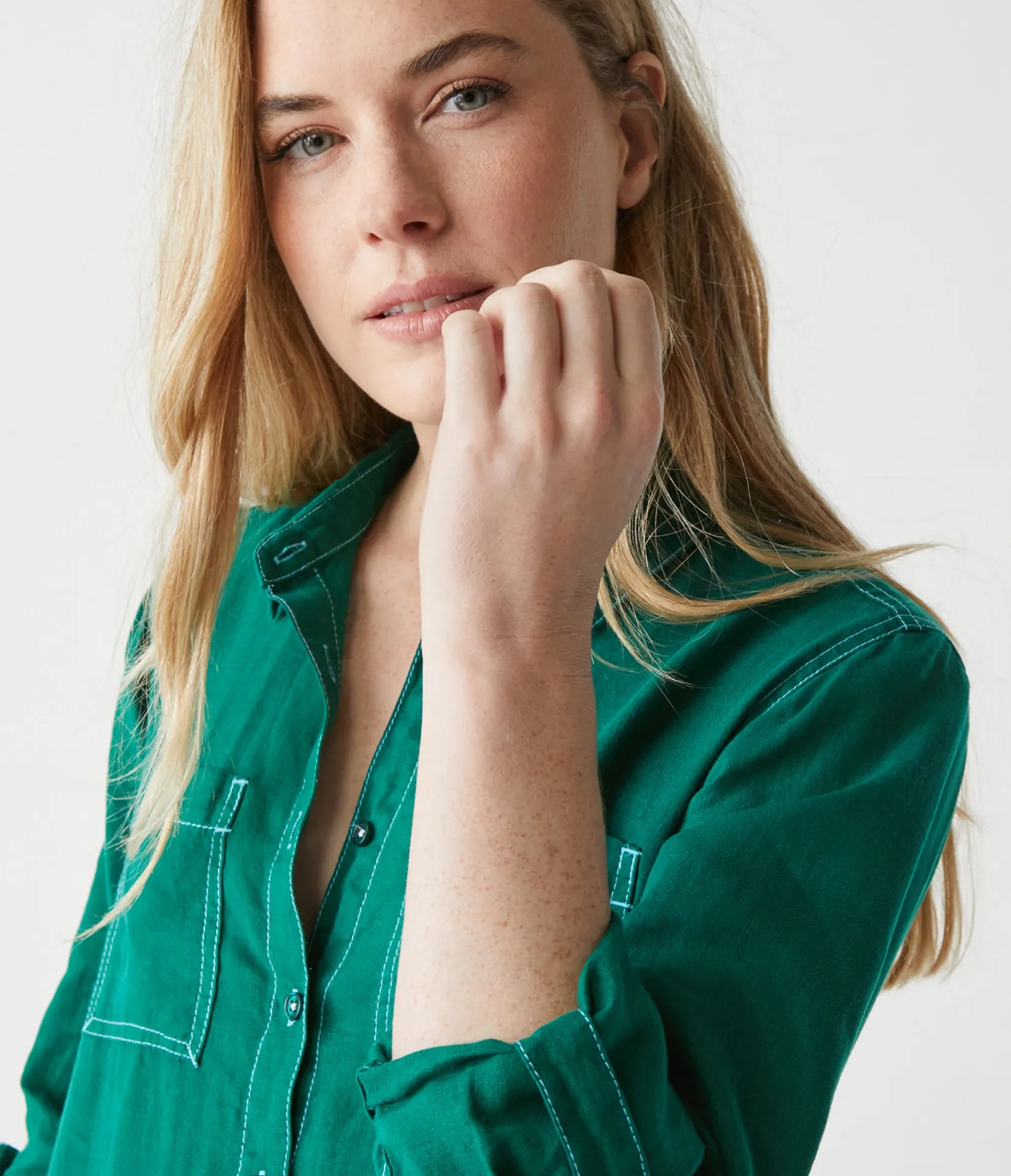 pilar_linen_shirt_dress_43.webp Michael Stars Pilar Linen Shirt Dress- Dresses | Mini Dresses