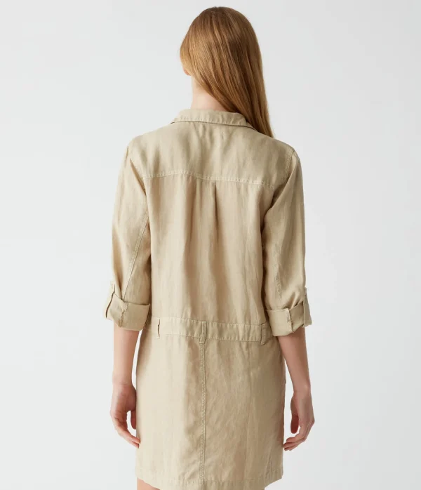 Michael Stars Pilar Linen Shirt Dress- Dresses | Mini Dresses