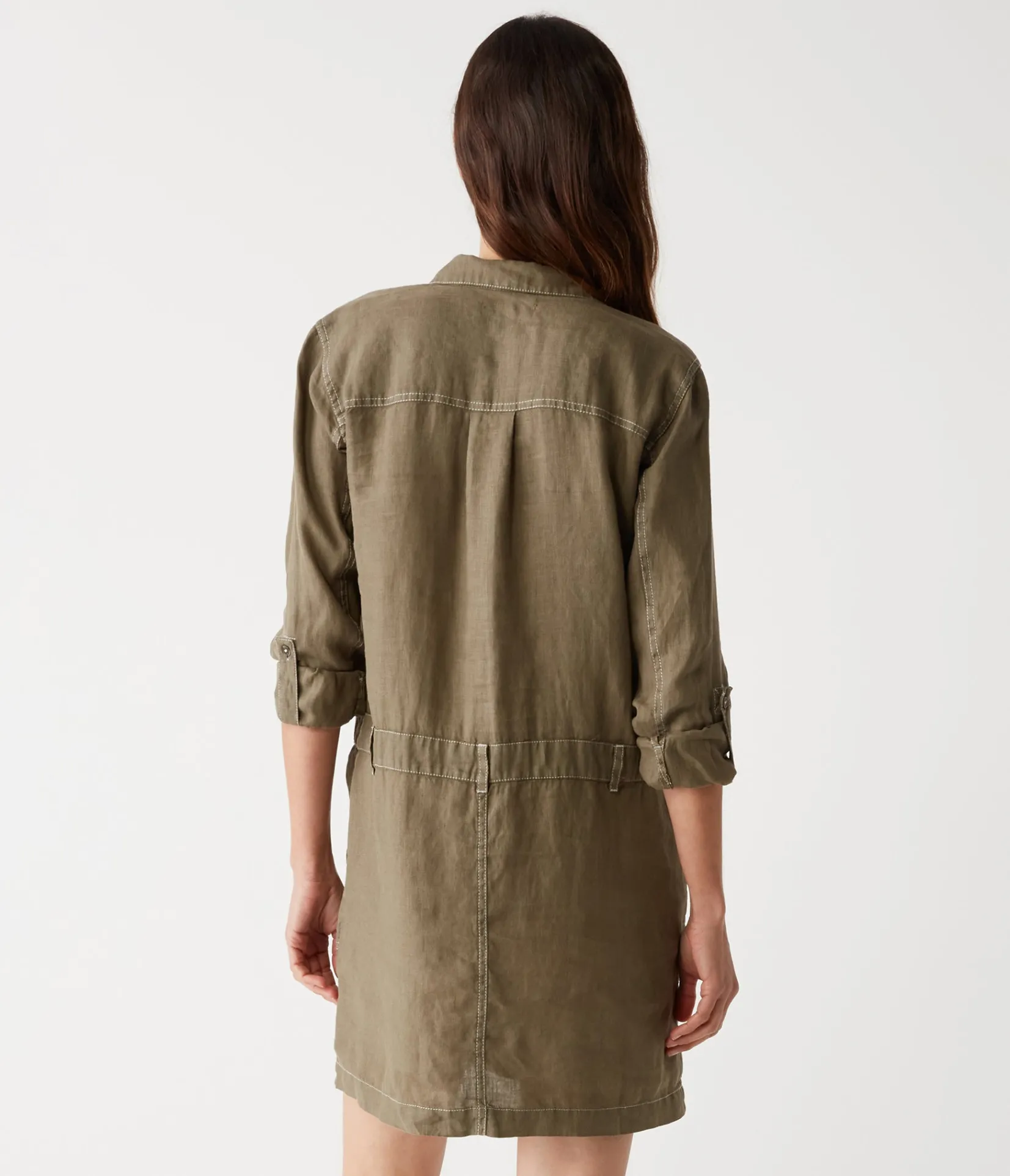 pilar_linen_shirt_dress_64.webp Michael Stars Pilar Linen Shirt Dress- Dresses | Mini Dresses