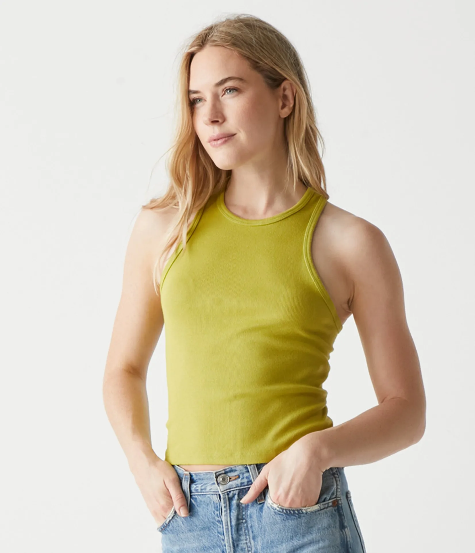 pina_ribbed_halter_tank_23.webp Michael Stars Pina Ribbed Halter Tank- Tank Tops | Ultra Rib T-Shirts