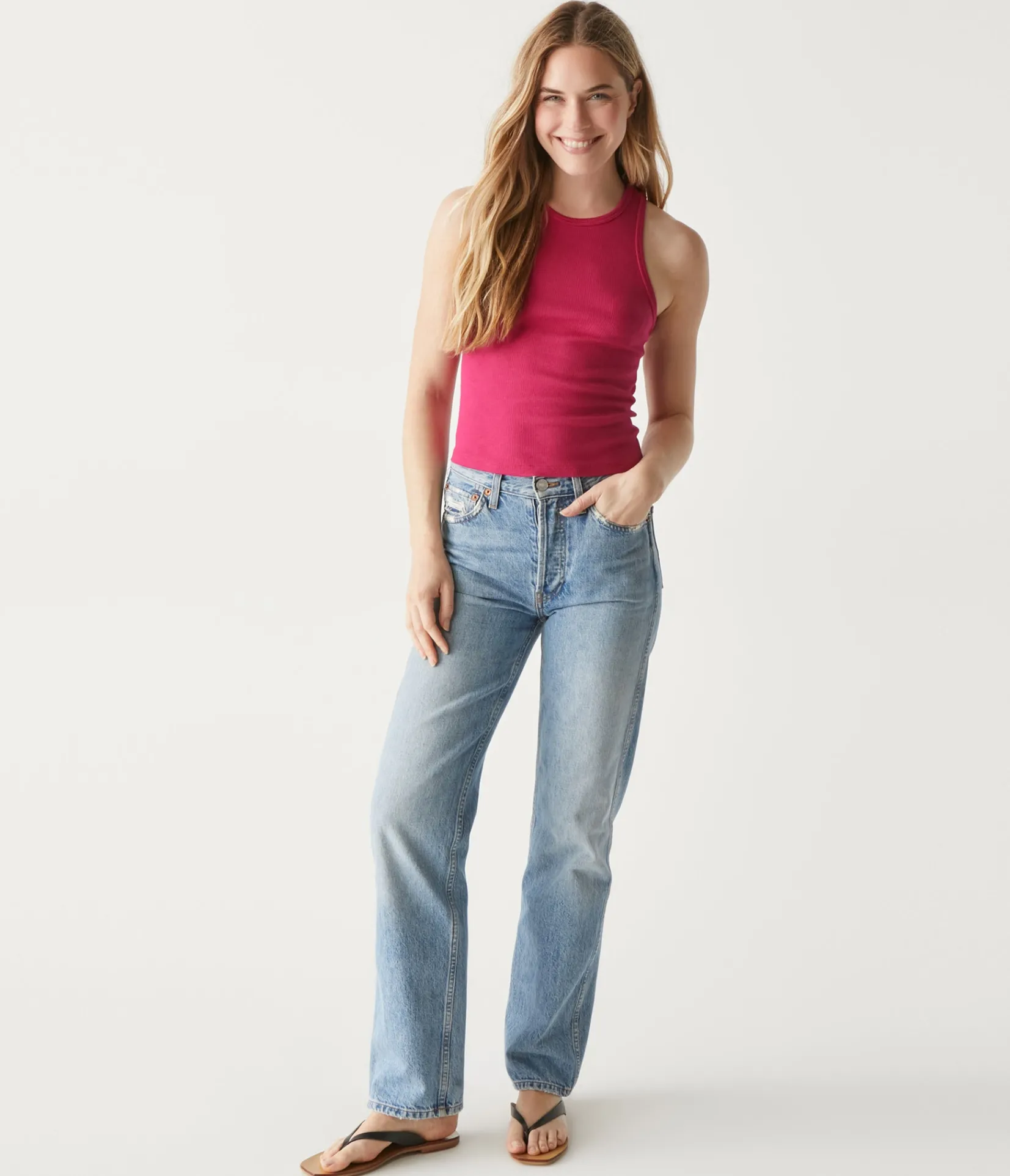 pina_ribbed_halter_tank_26.webp Michael Stars Pina Ribbed Halter Tank- Tank Tops | Ultra Rib T-Shirts