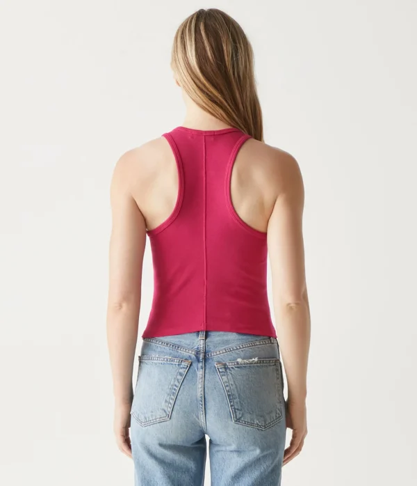 Michael Stars Pina Ribbed Halter Tank- Tank Tops | Ultra Rib T-Shirts
