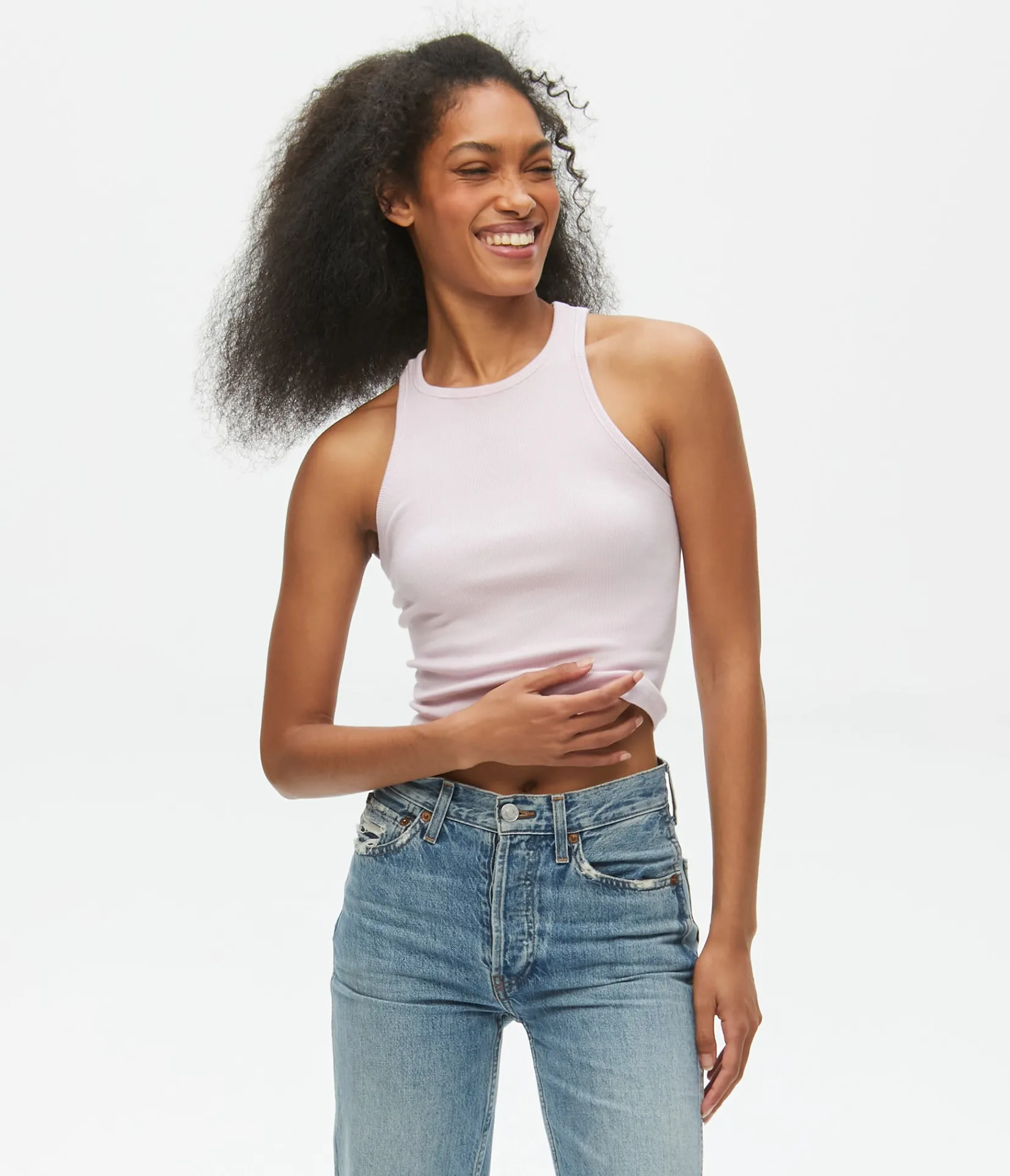 pina_ribbed_halter_tank_34.webp Michael Stars Pina Ribbed Halter Tank- Tank Tops | Ultra Rib T-Shirts