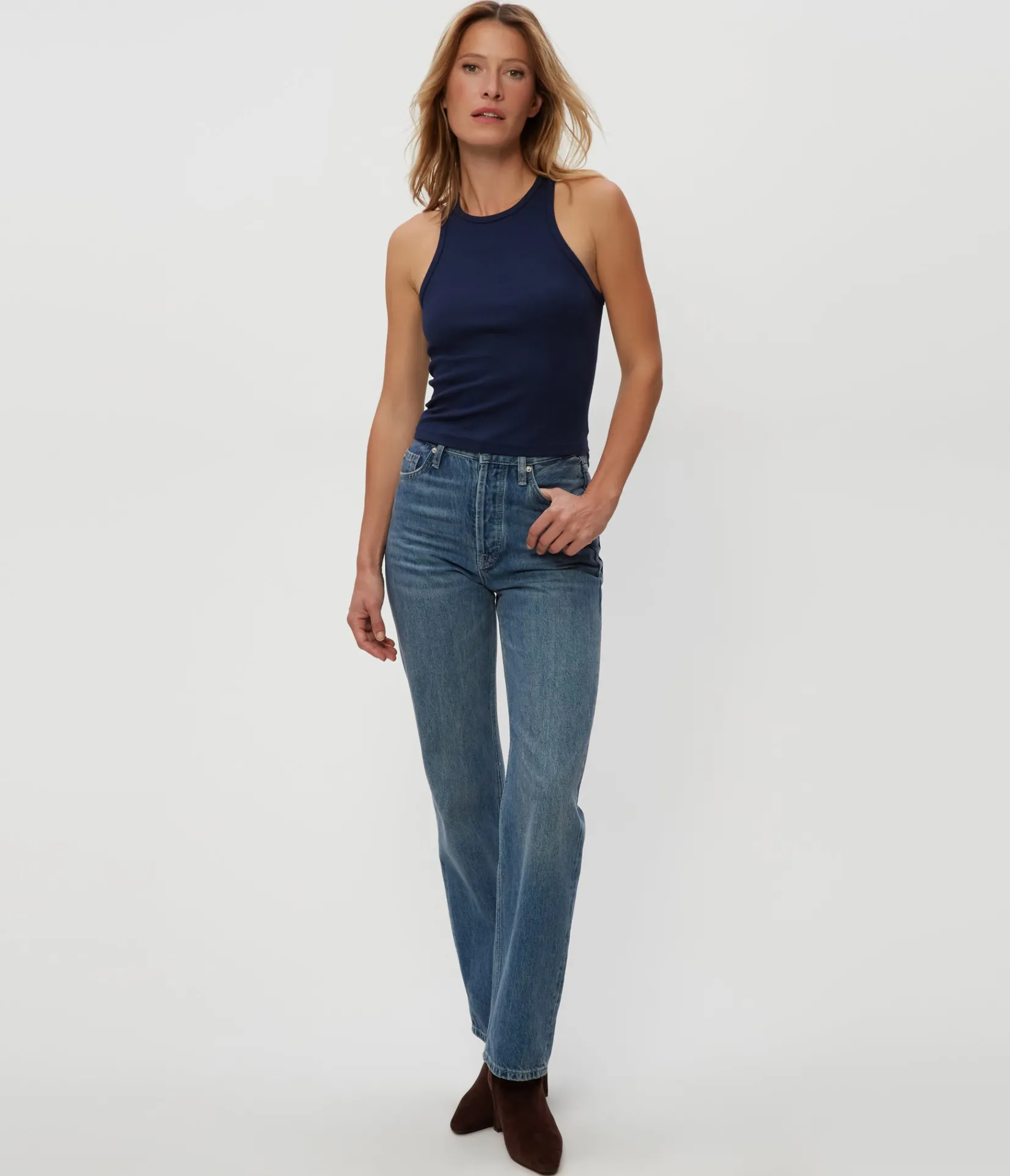 pina_ribbed_halter_tank_6.webp Michael Stars Pina Ribbed Halter Tank- Tank Tops | Ultra Rib T-Shirts
