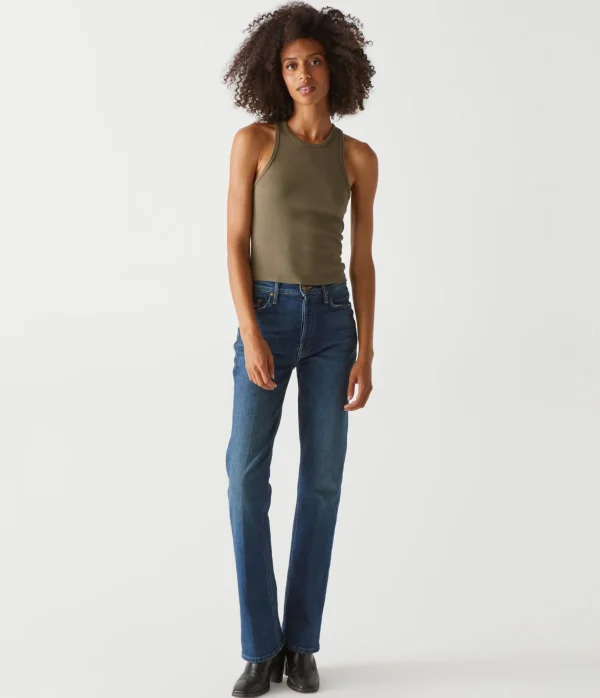 Michael Stars Pina Ribbed Halter Tank- Tank Tops | Ultra Rib T-Shirts