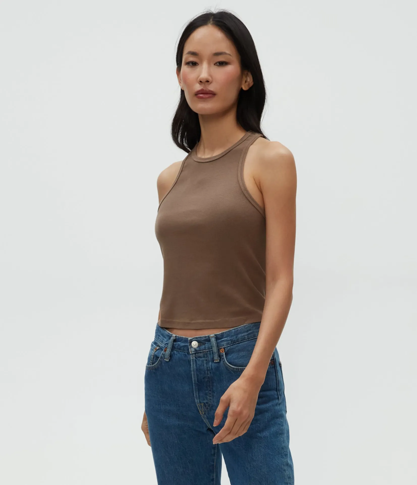 pina_ribbed_halter_tank_76.webp Michael Stars Pina Ribbed Halter Tank- Tank Tops | Ultra Rib T-Shirts