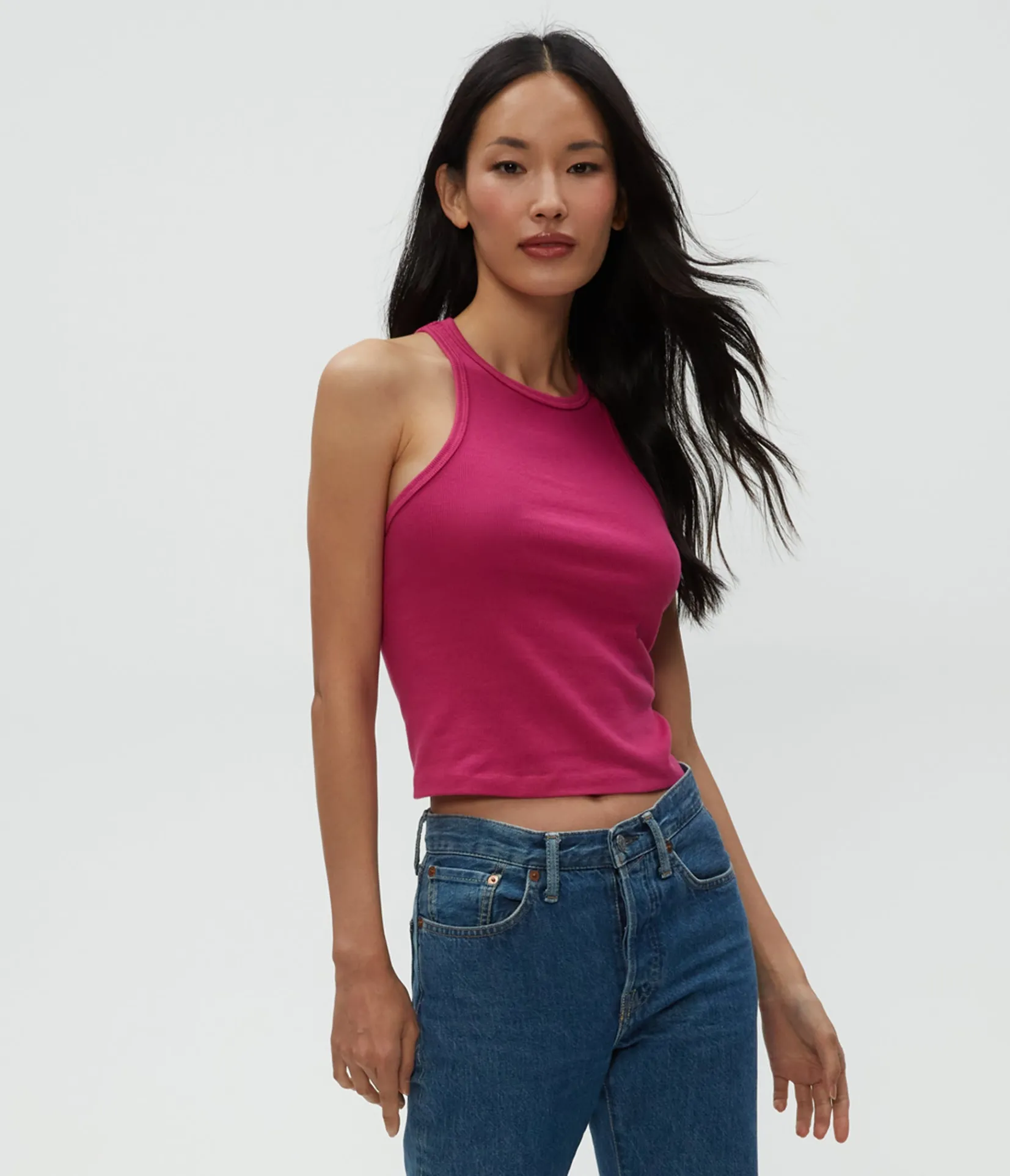 pina_ribbed_halter_tank_80.webp Michael Stars Pina Ribbed Halter Tank- Tank Tops | Ultra Rib T-Shirts