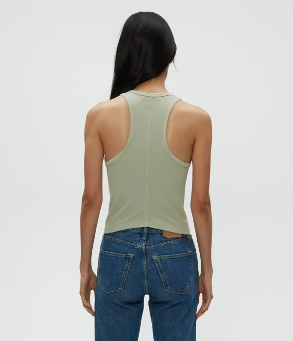 Michael Stars Pina Ribbed Halter Tank- Tank Tops | Ultra Rib T-Shirts