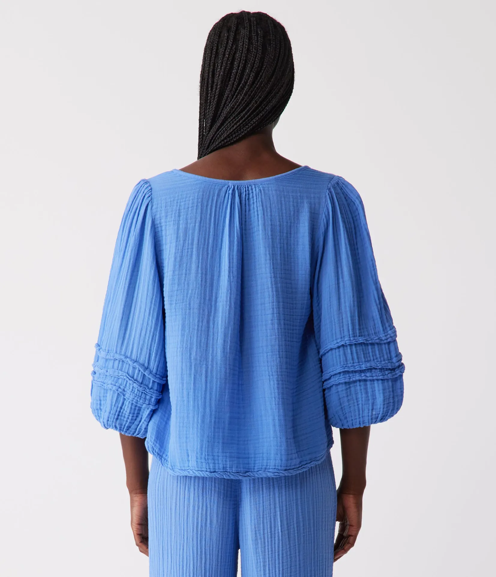 pruitt_balloon_sleeve_top_19.webp Michael Stars Pruitt Balloon Sleeve Top- Tops, Blouses & Shirts