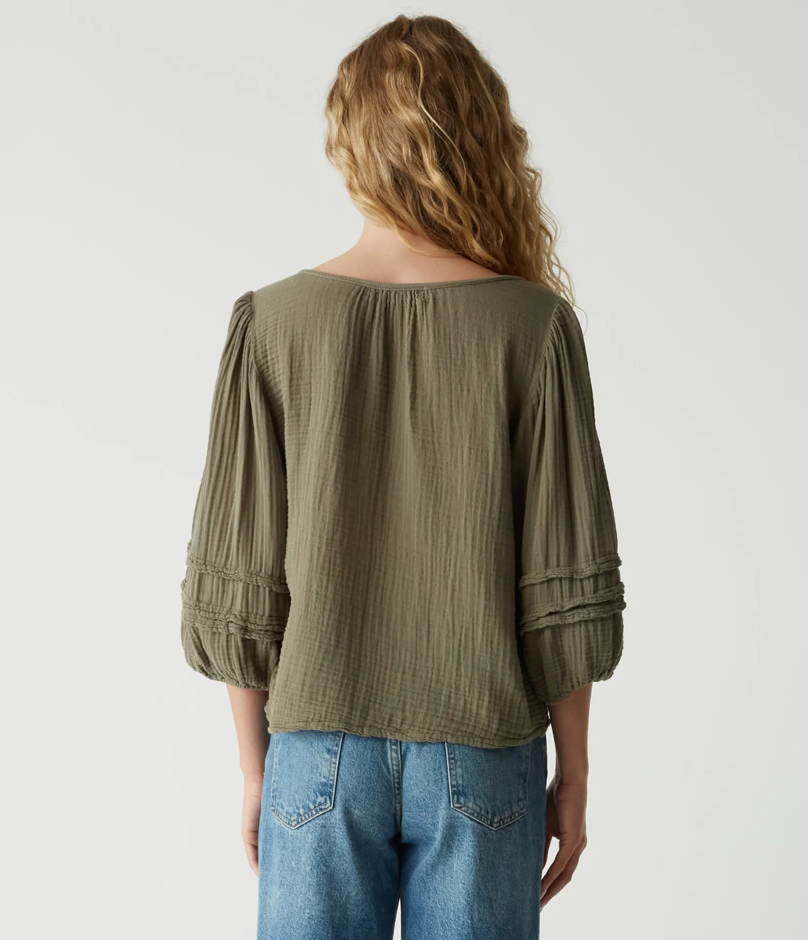 pruitt_balloon_sleeve_top_23.webp Michael Stars Pruitt Balloon Sleeve Top- Tops, Blouses & Shirts