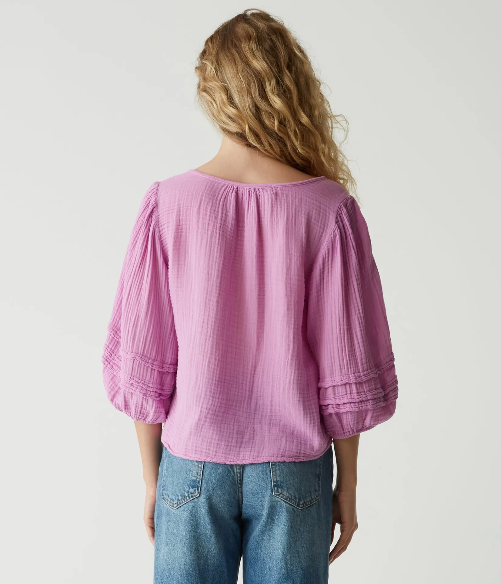 pruitt_balloon_sleeve_top_27.webp Michael Stars Pruitt Balloon Sleeve Top- Tops, Blouses & Shirts