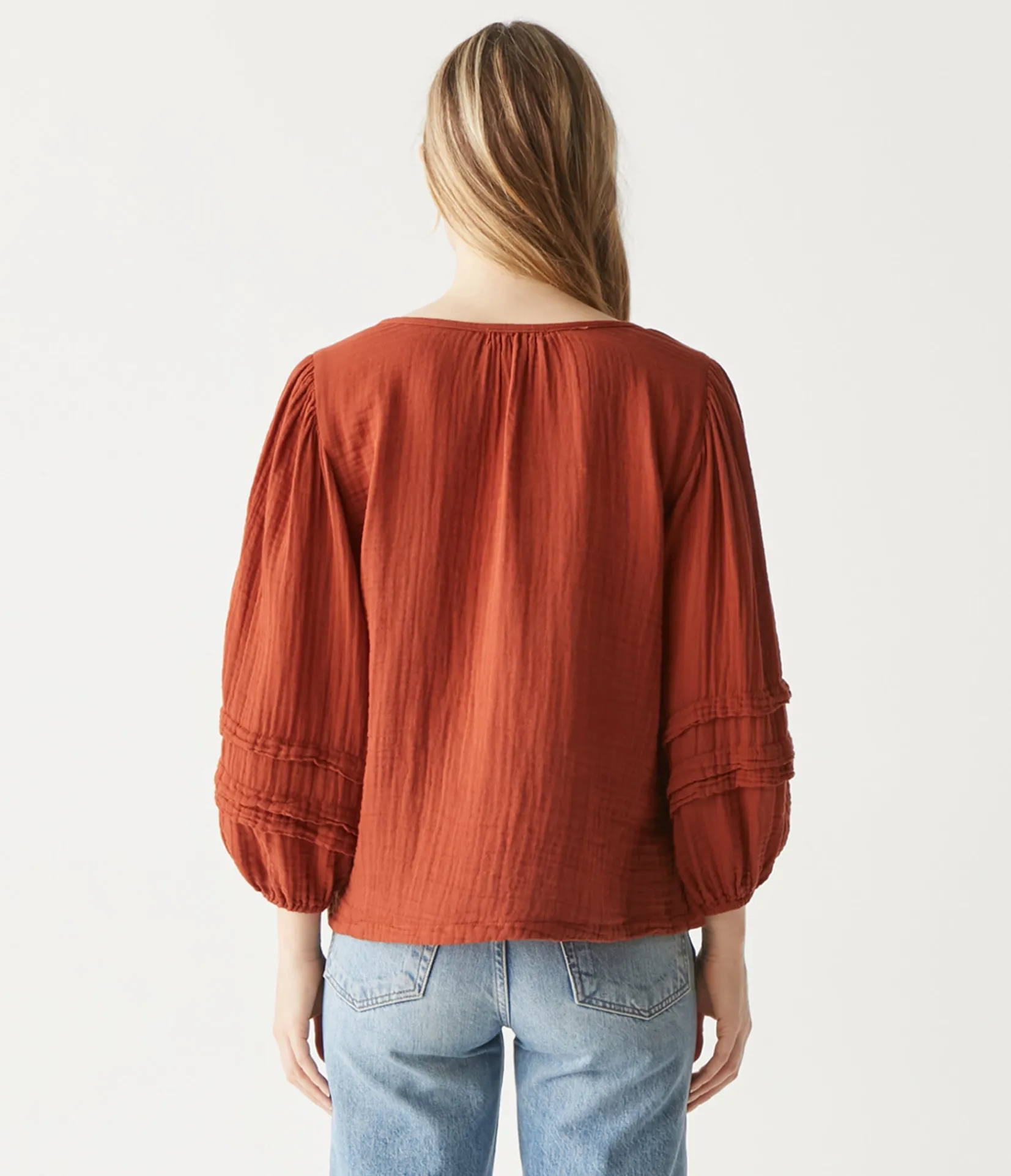 pruitt_balloon_sleeve_top_35.webp Michael Stars Pruitt Balloon Sleeve Top- Tops, Blouses & Shirts