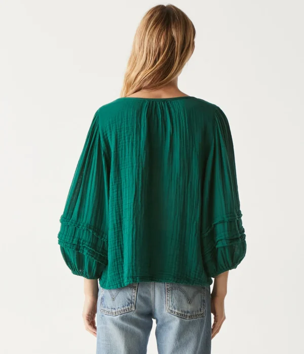 Michael Stars Pruitt Balloon Sleeve Top- Tops, Blouses & Shirts