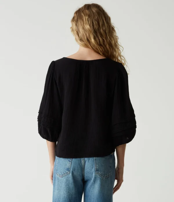 Michael Stars Pruitt Balloon Sleeve Top- Tops, Blouses & Shirts