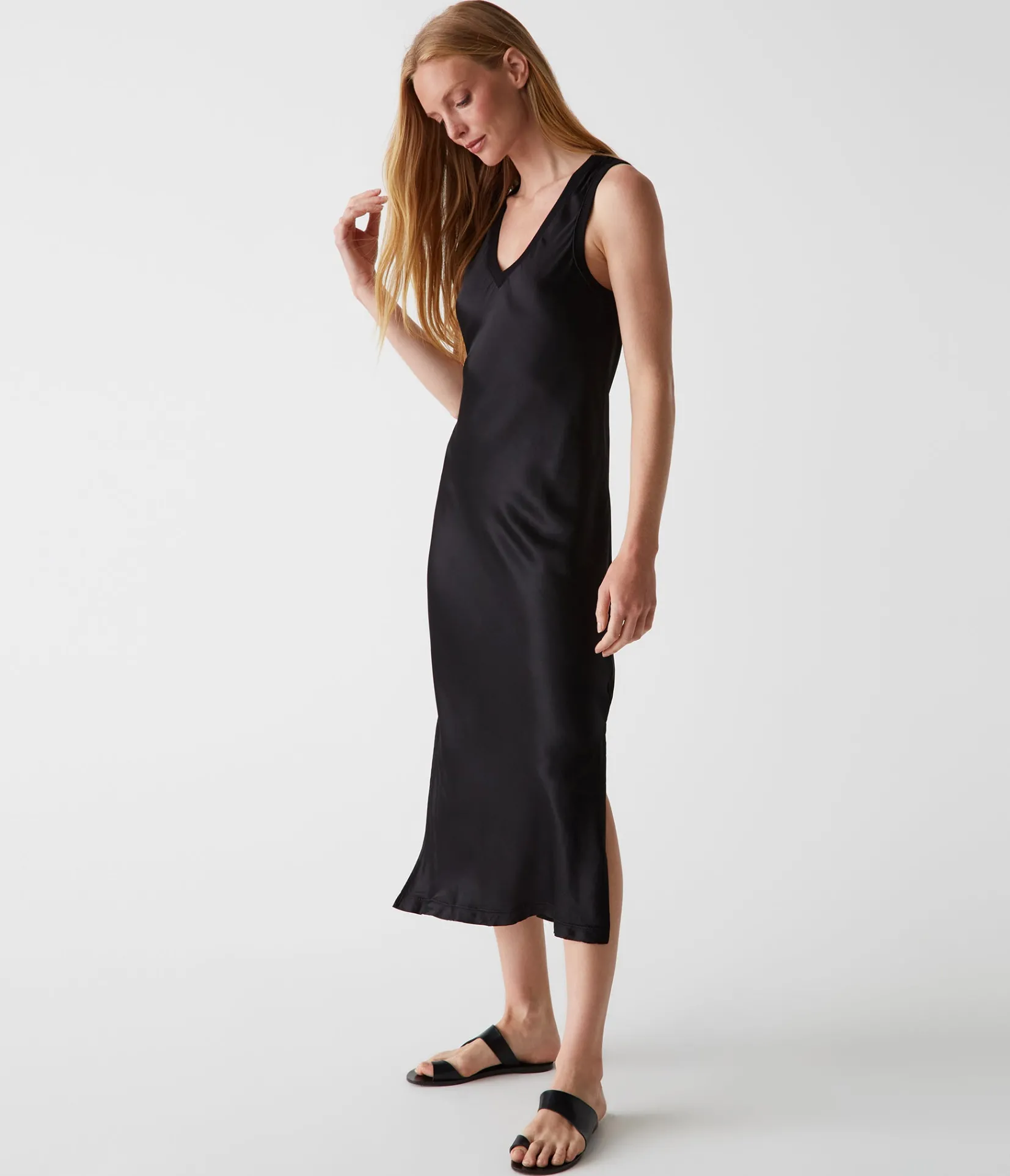 randi_satin_midi_dress_17.webp Michael Stars Randi Satin Midi Dress- Dresses | Midi Dresses
