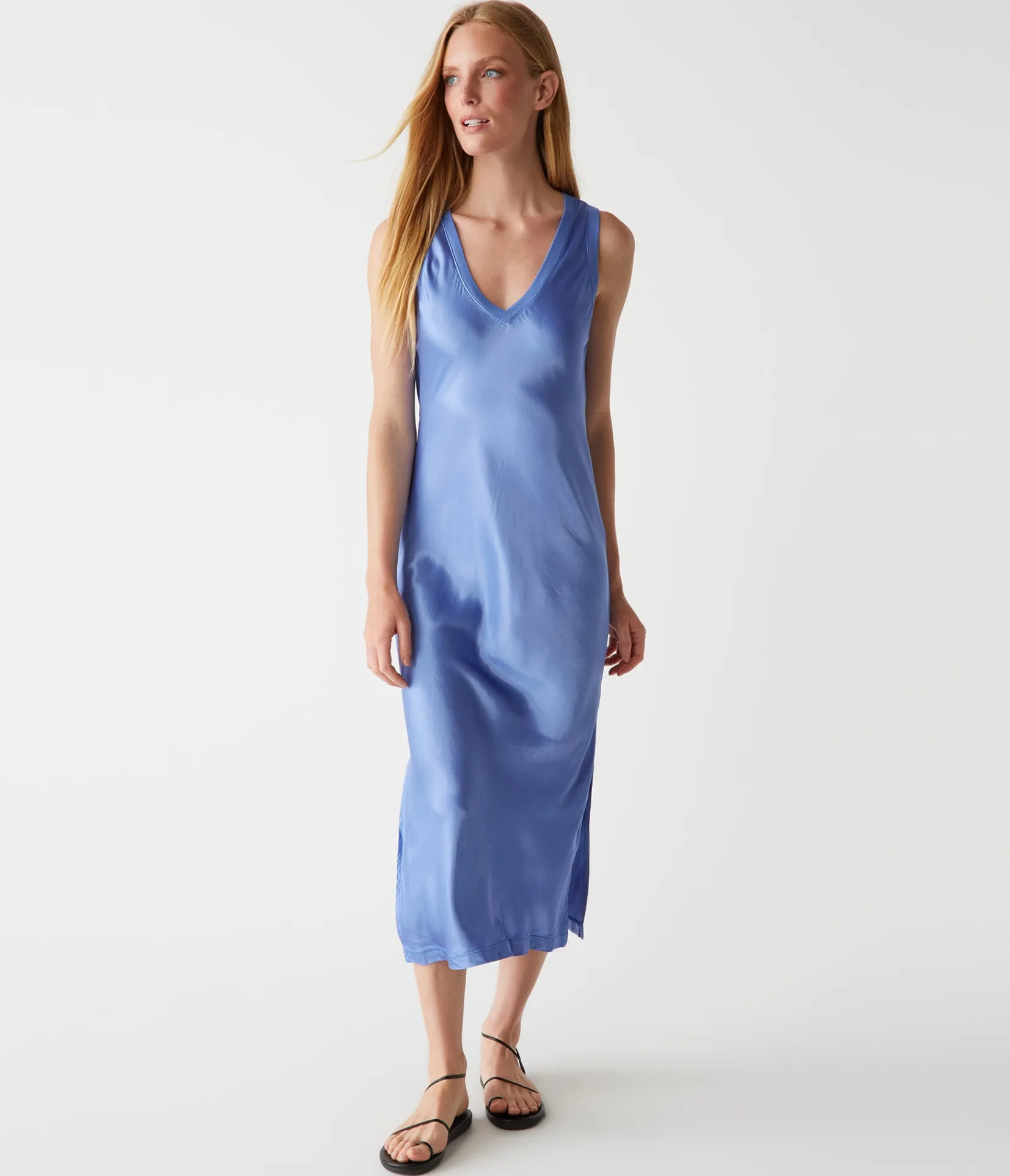 randi_satin_midi_dress_24.webp Michael Stars Randi Satin Midi Dress- Dresses | Midi Dresses