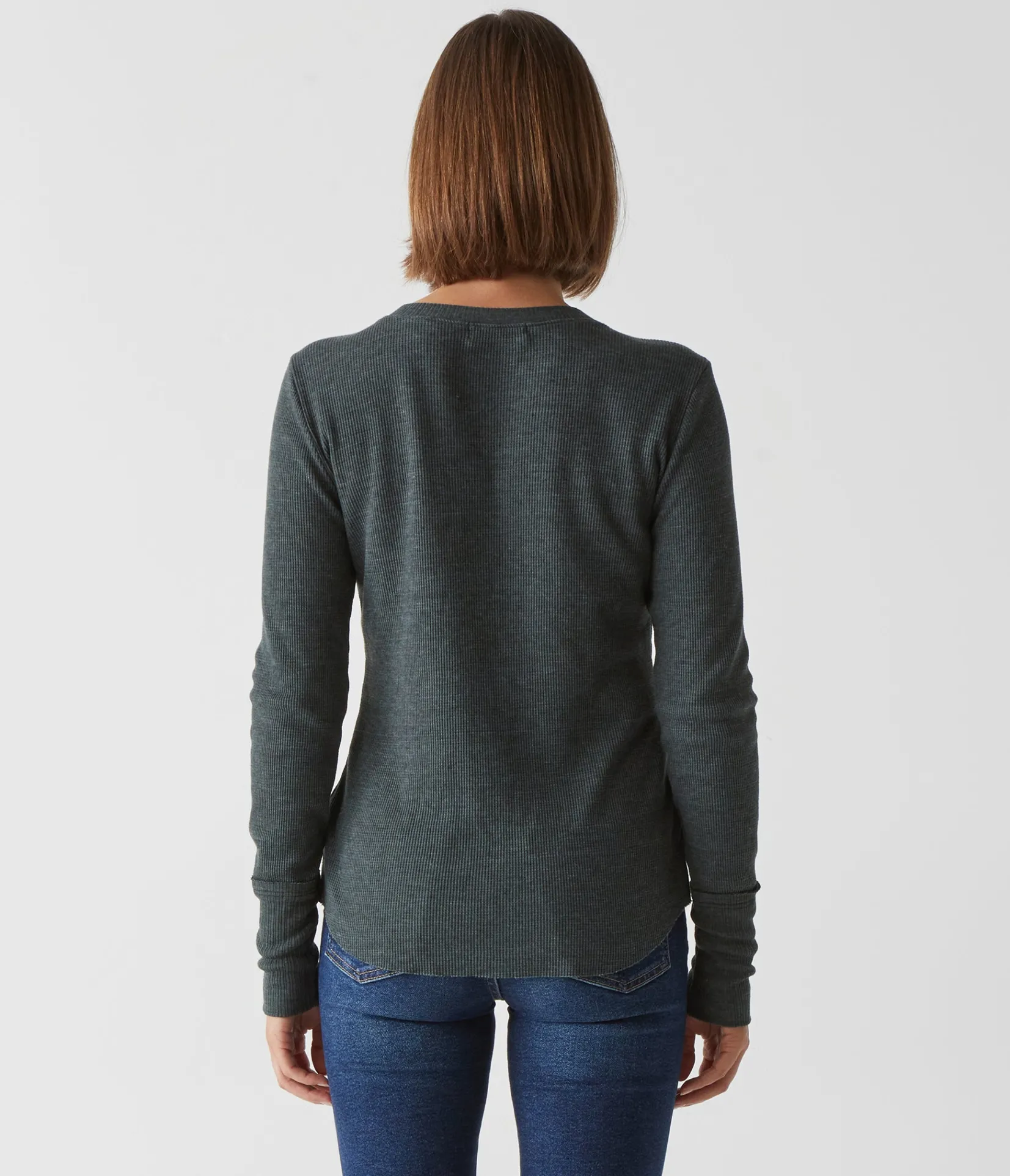 regan_thermal_henley_tee_61.webp Michael Stars Regan Thermal Henley Tee- T-Shirts | Loungewear