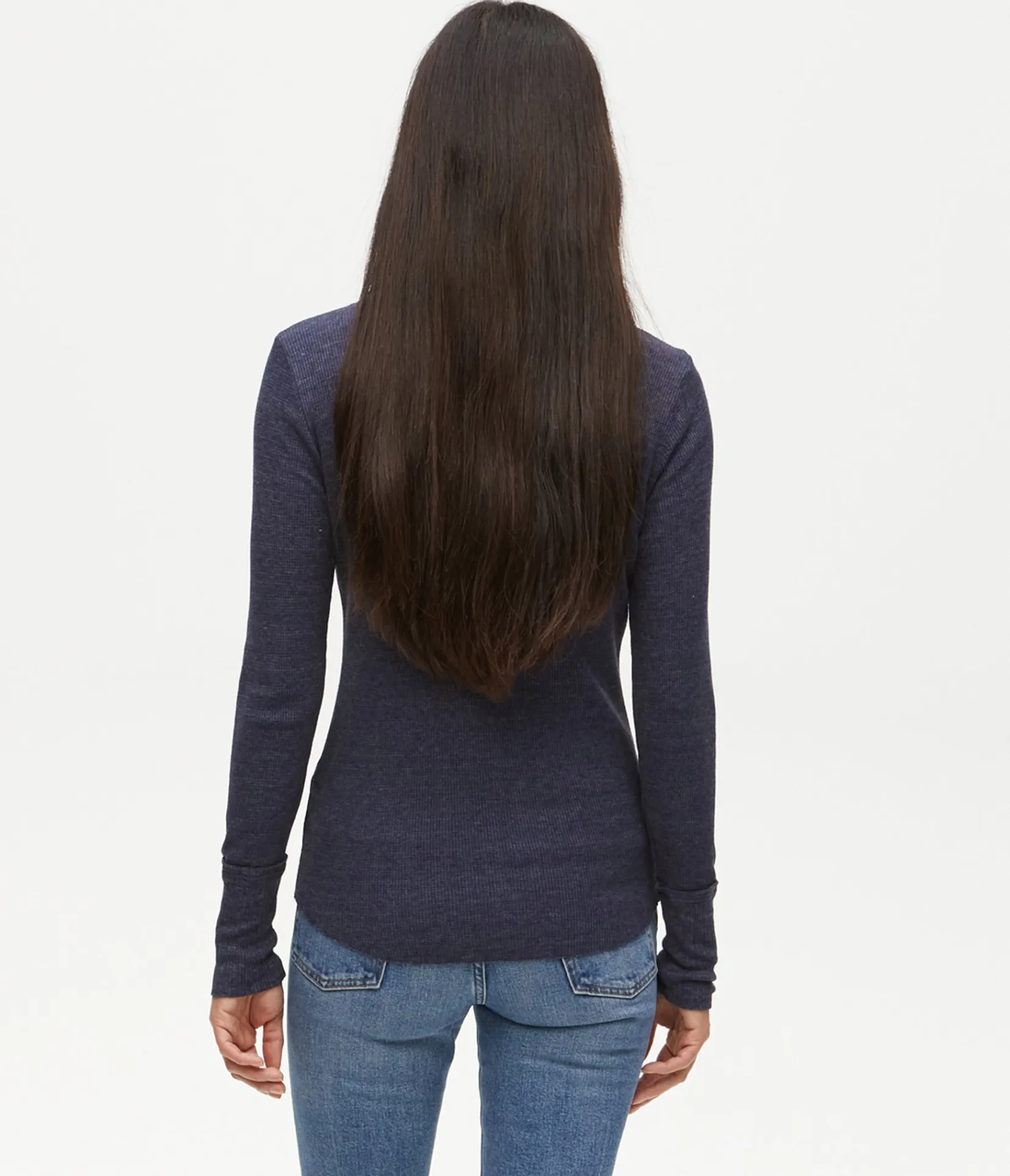 regan_thermal_henley_tee_75.webp Michael Stars Regan Thermal Henley Tee- T-Shirts | Loungewear