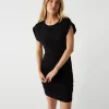 Michael Stars Ricci Power Shoulder Dress- Dresses | Mini Dresses