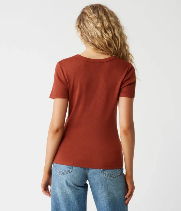 Michael Stars Rico Crew Neck Tee- T-Shirts | Ultra Rib T-Shirts