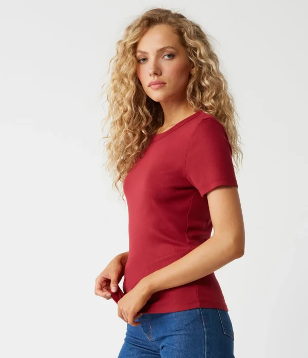 Michael Stars Rico Crew Neck Tee- T-Shirts | Ultra Rib T-Shirts