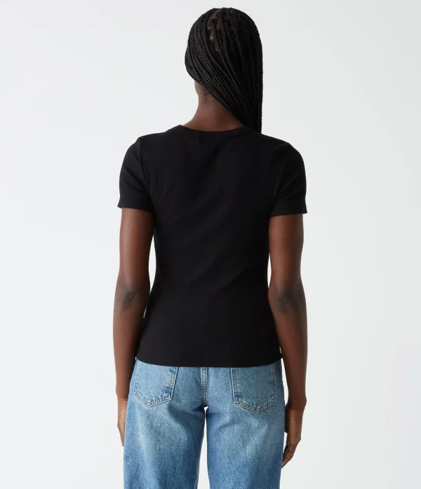 Michael Stars Rico Crew Neck Tee- T-Shirts | Ultra Rib T-Shirts